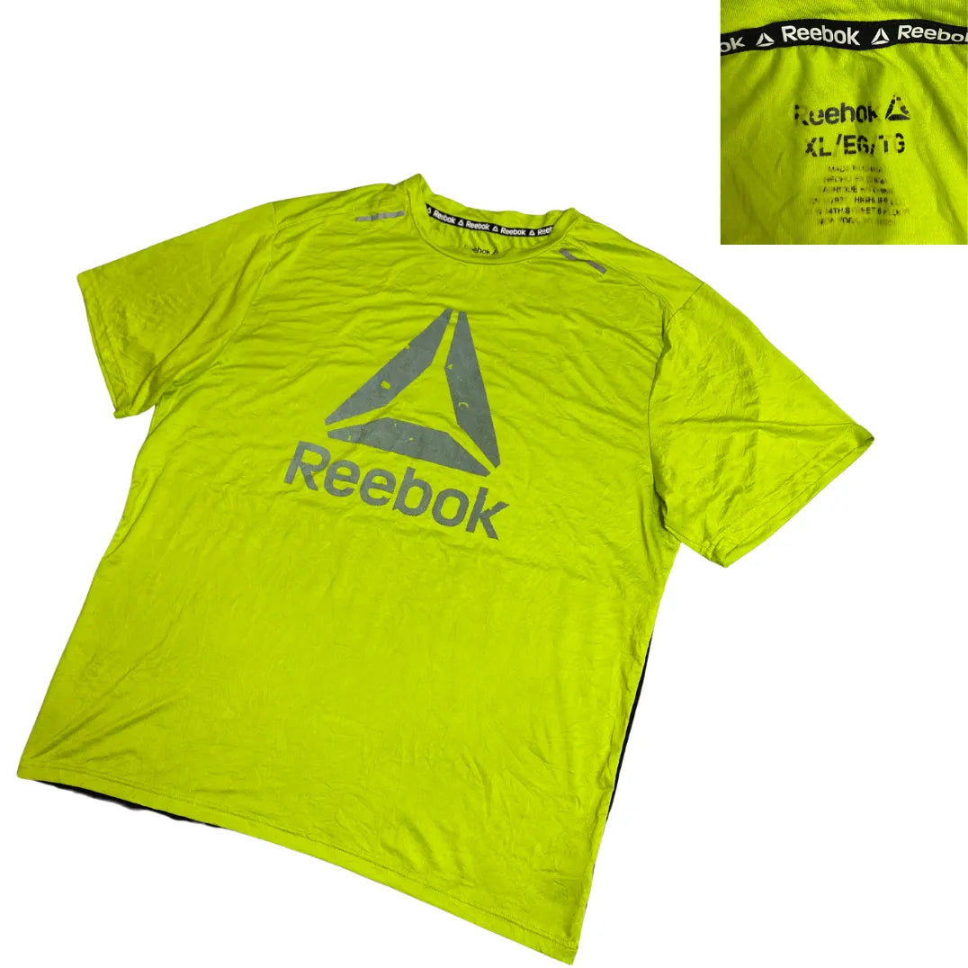 Reebok Neon Performance Color Block Training Tee ⚡