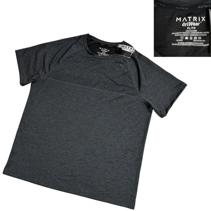Matrix Dri Wear Charcoal Performance Tee ⚙️