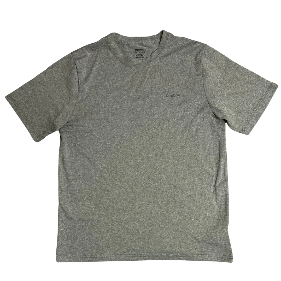 Reebok PlayDry Heather Grey Performance Tee ⚙️