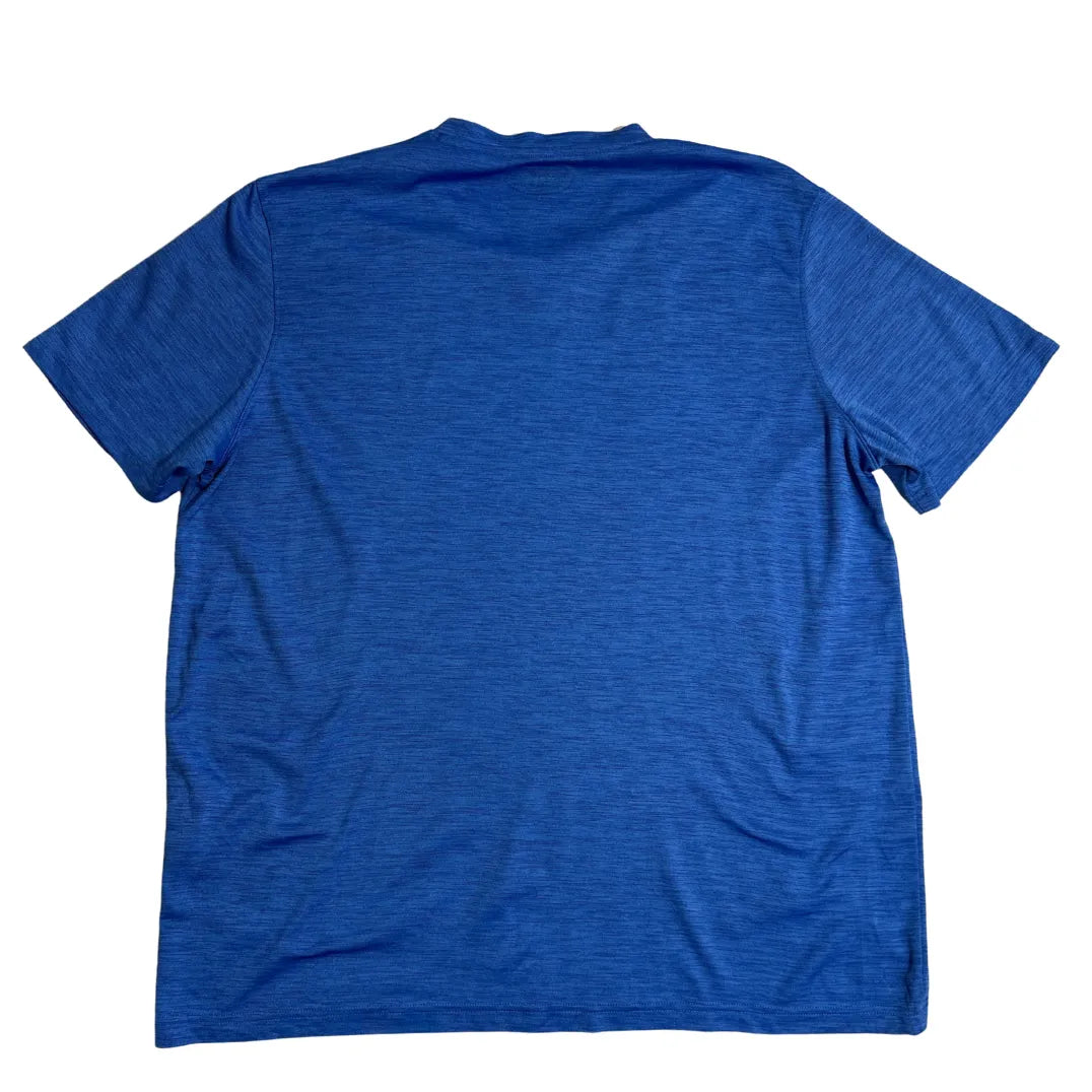 Under Armour Heather Blue V Neck Performance Tee 🔷