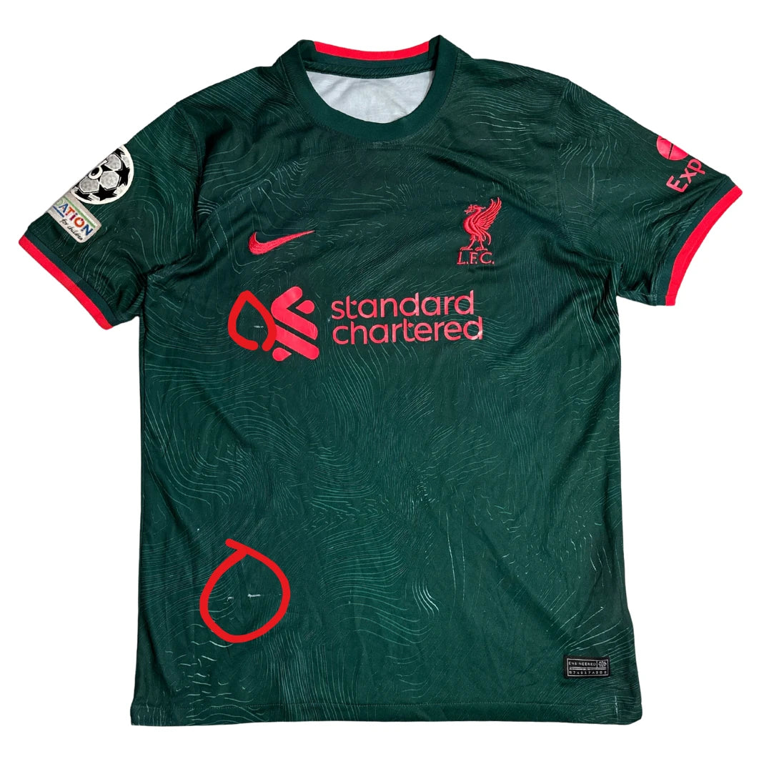 Liverpool Dark Green Away Jersey M Salah 11 Edition ⚽
