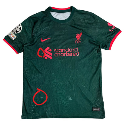 Liverpool Dark Green Away Jersey M Salah 11 Edition ⚽