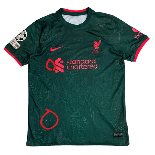 Liverpool Dark Green Away Jersey M Salah 11 Edition ⚽