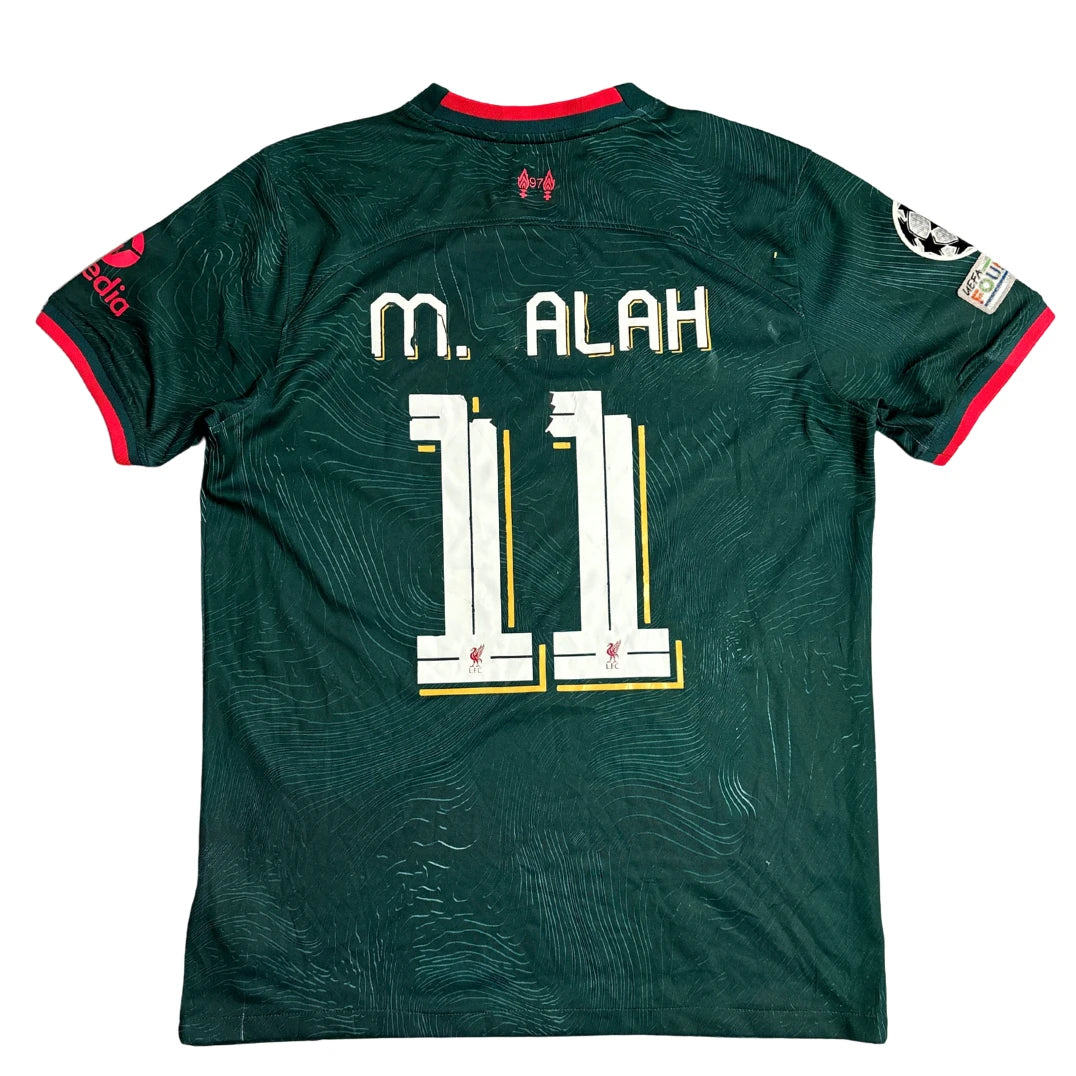 Liverpool Dark Green Away Jersey M Salah 11 Edition ⚽