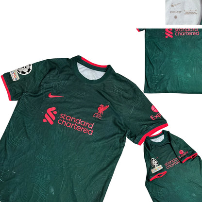 Liverpool Dark Green Away Jersey M Salah 11 Edition ⚽