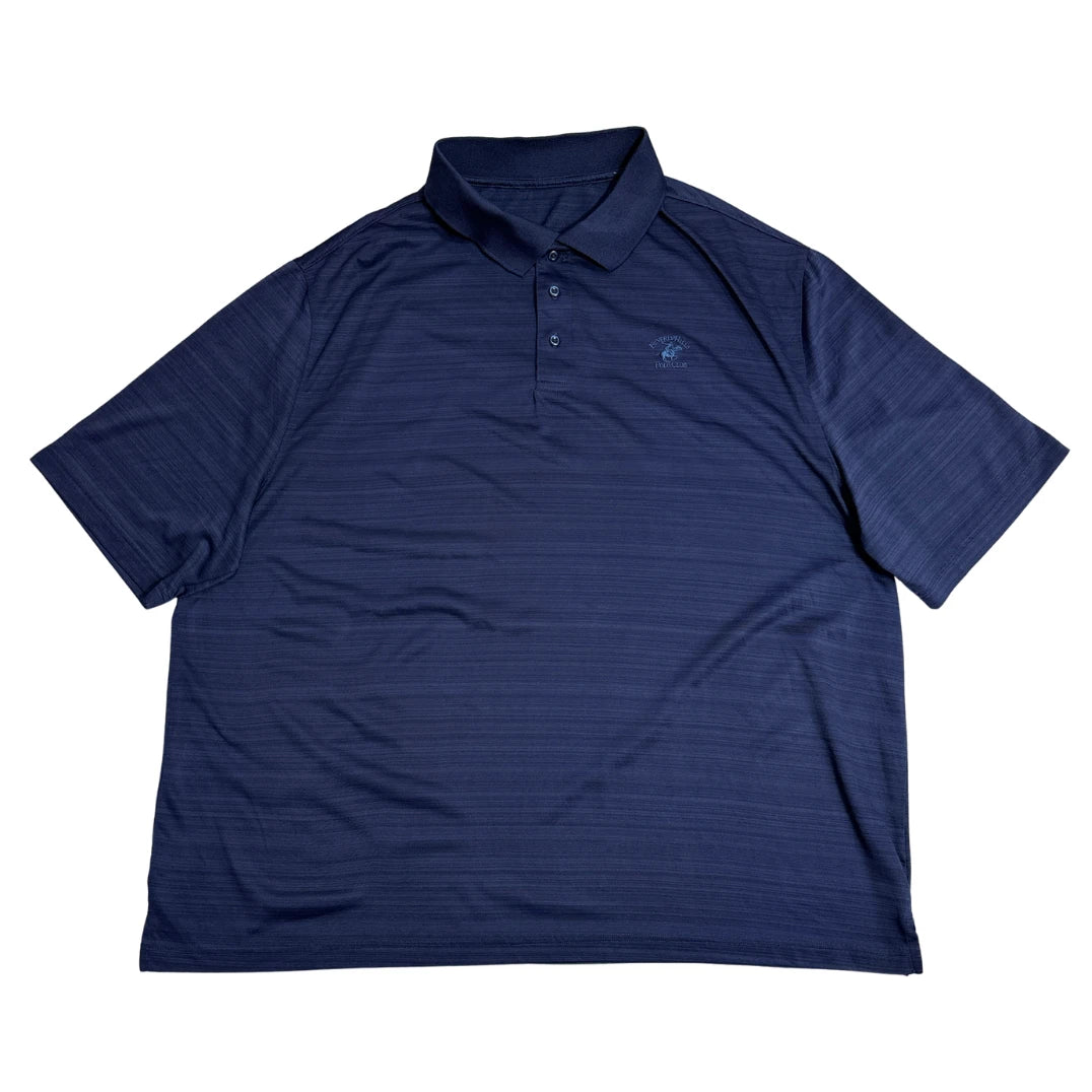 Navy Heather Performance Polo Shirt 🔵