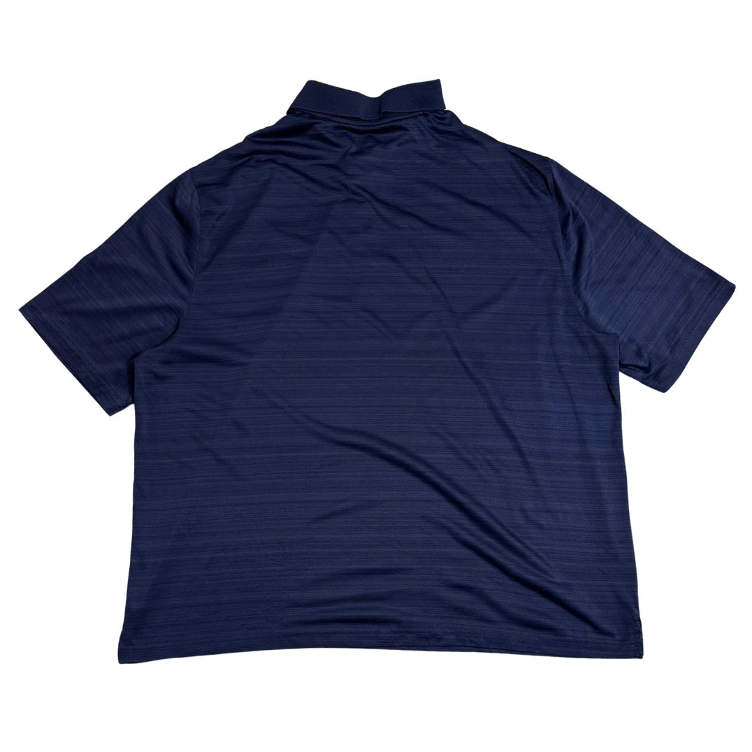 Navy Heather Performance Polo Shirt 🔵