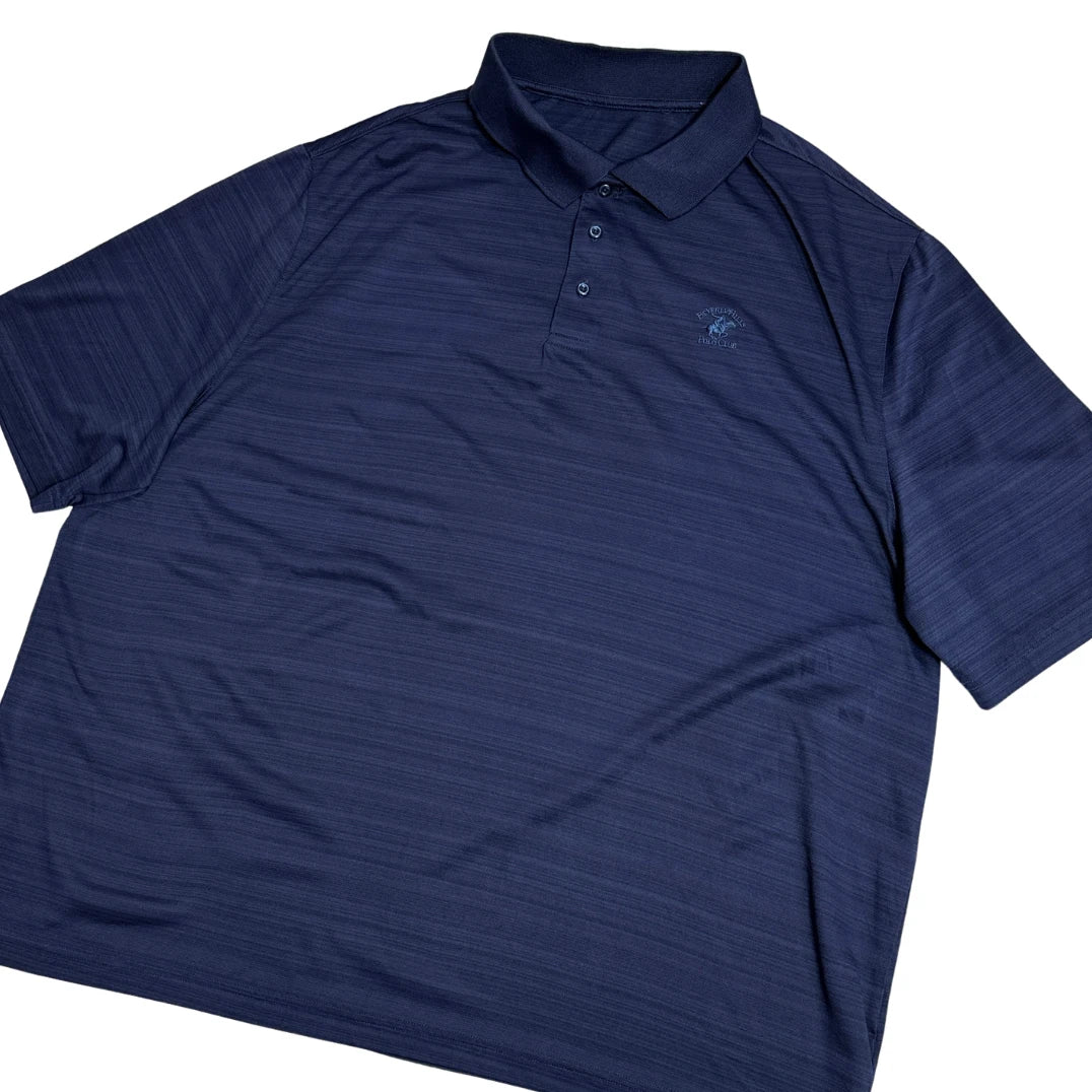 Navy Heather Performance Polo Shirt 🔵