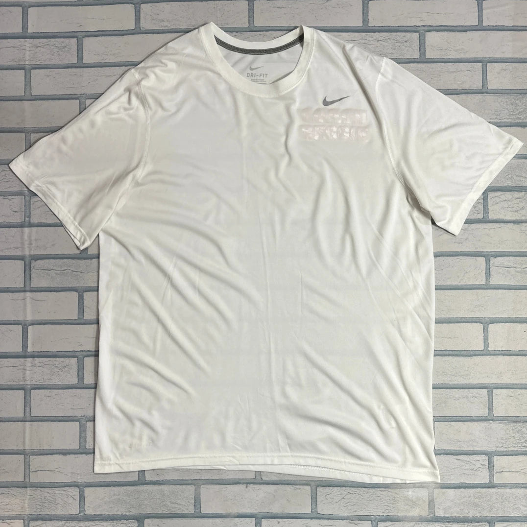 Nike Dri-FIT White Graphic Performance T-Shirt