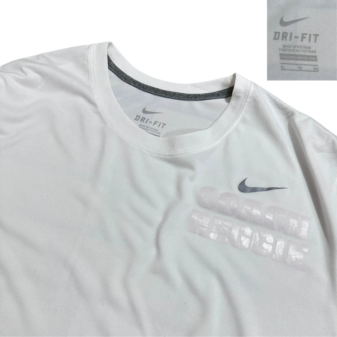 Nike Dri-FIT White Graphic Performance T-Shirt