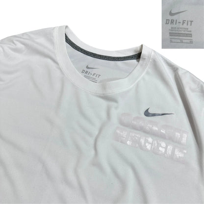 Nike Dri-FIT White Graphic Performance T-Shirt