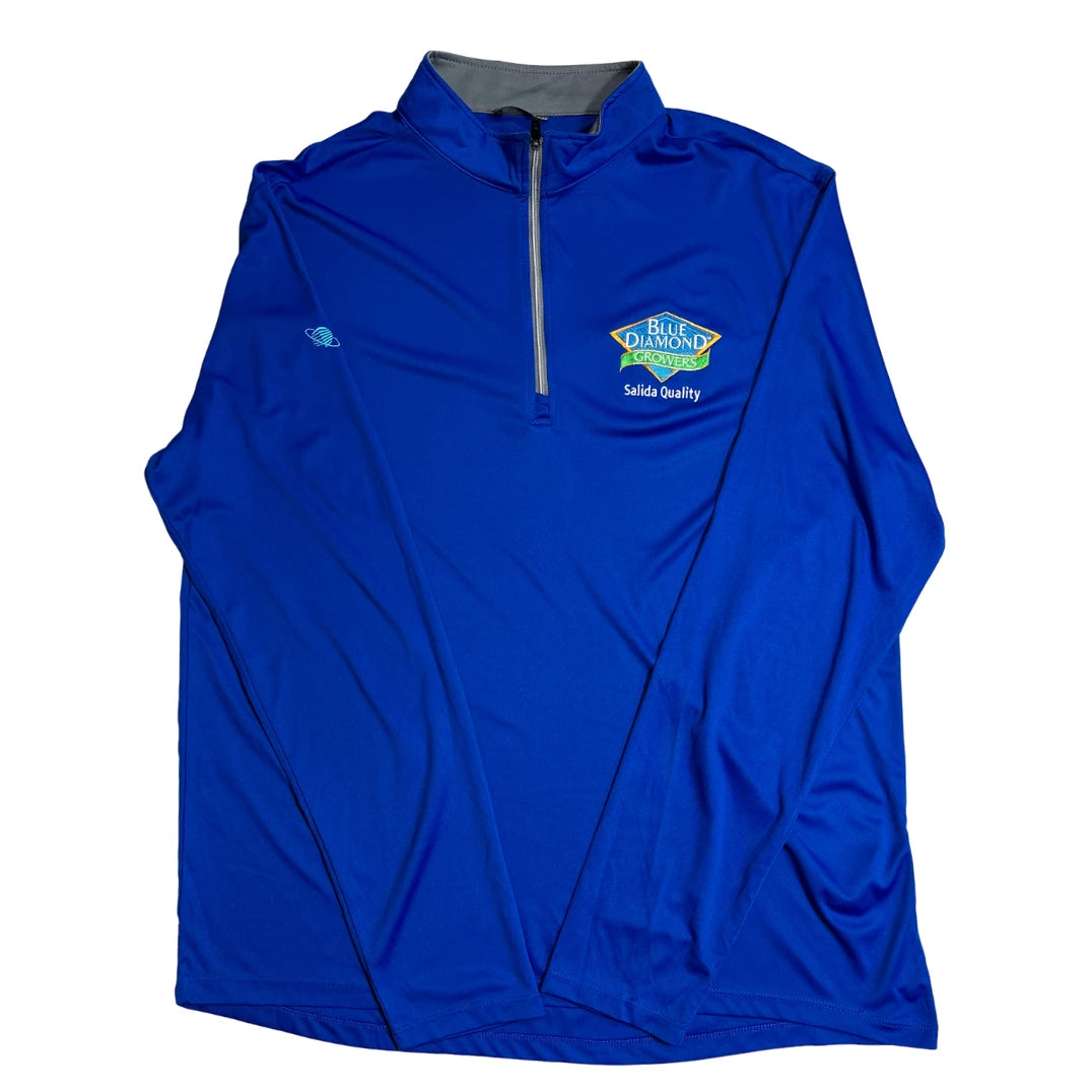 Elevate ®  Blue Diamond Growers Quarter Zip Performance Pullover