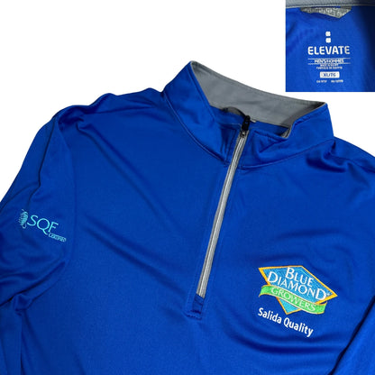 Elevate ®  Blue Diamond Growers Quarter Zip Performance Pullover