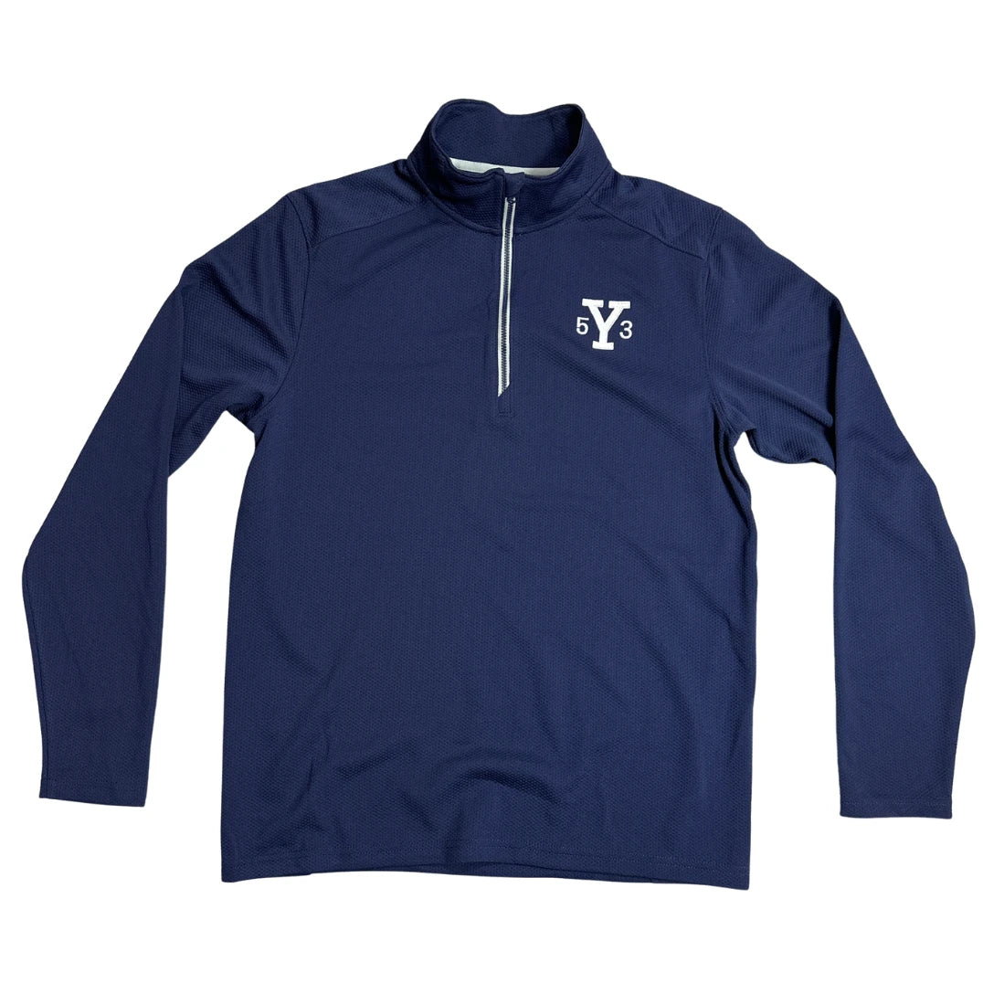 Sport-Tek Navy Quarter Zip Performance Pullover