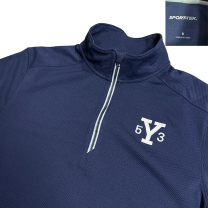 Sport-Tek Navy Quarter Zip Performance Pullover