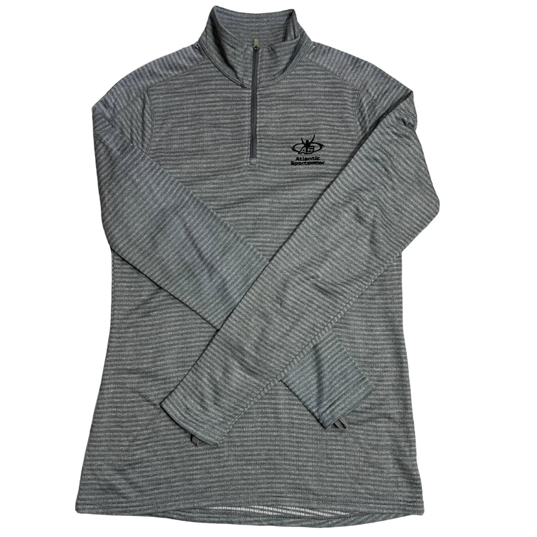 Charles River ® Apparel Striped Quarter Zip Performance Pullover