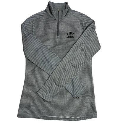 Charles River ® Apparel Striped Quarter Zip Performance Pullover