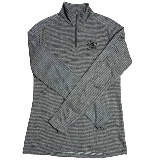 Charles River ® Apparel Striped Quarter Zip Performance Pullover