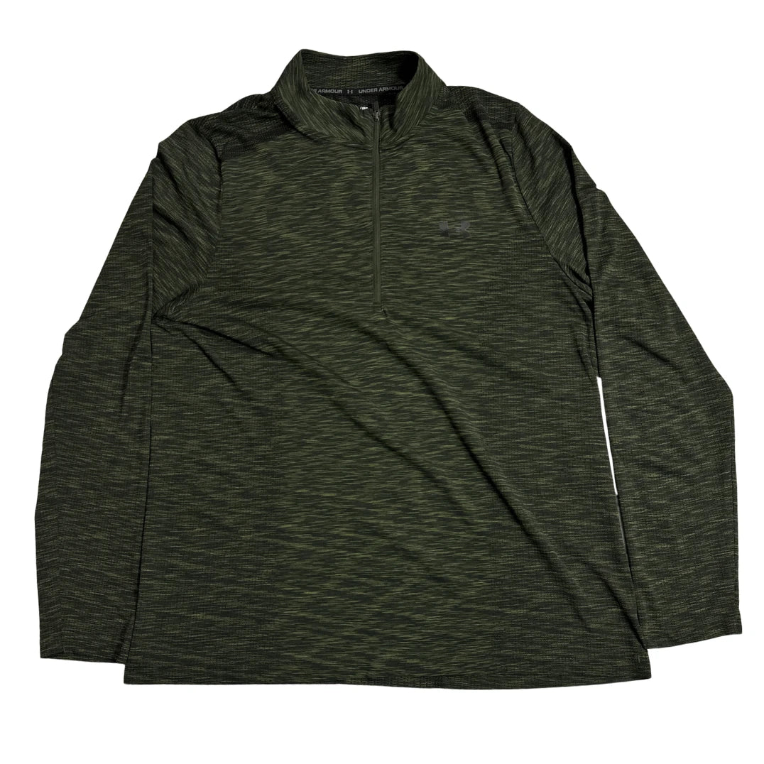 Under Armour ®  HeatGear Textured Quarter Zip Training Pullover