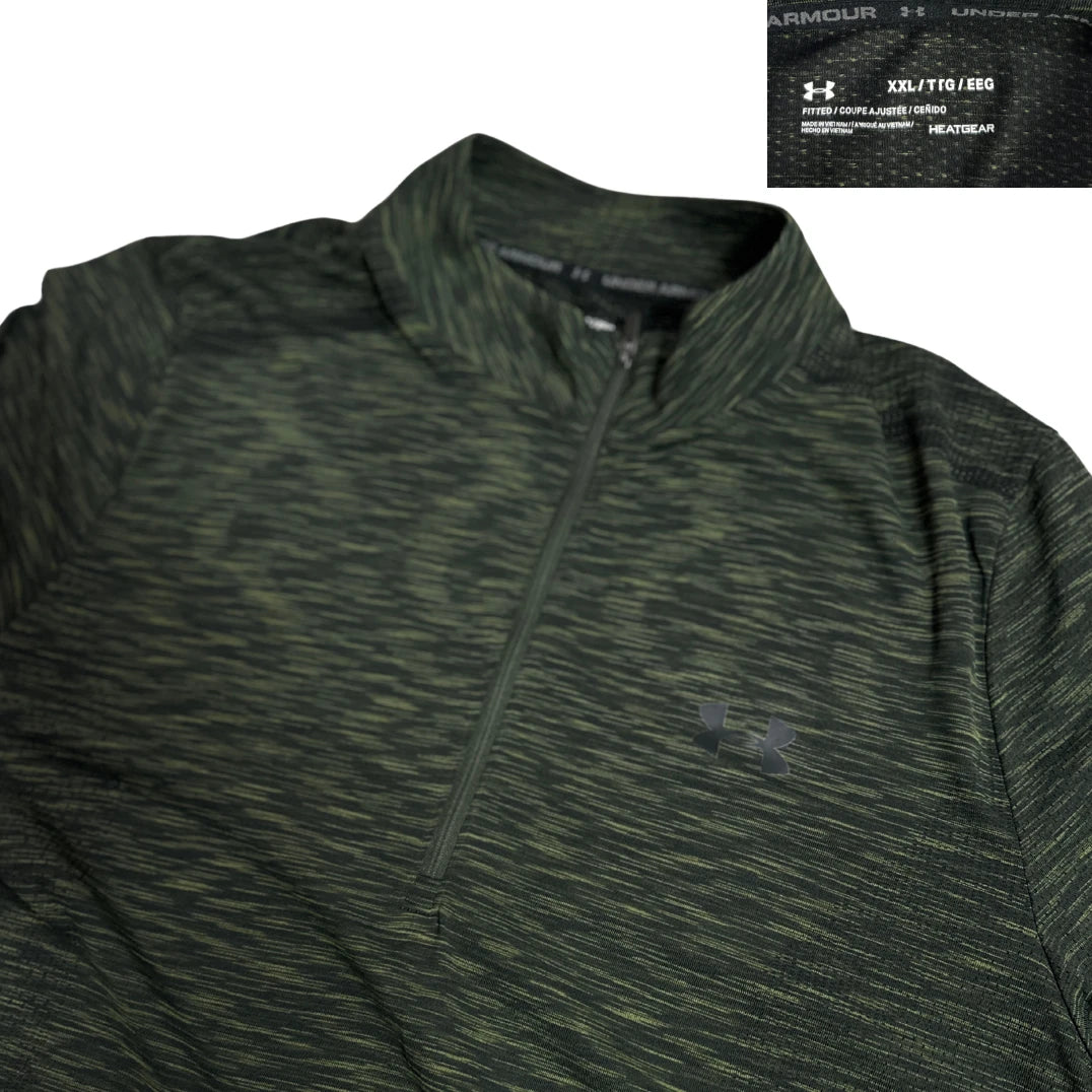 Under Armour ®  HeatGear Textured Quarter Zip Training Pullover