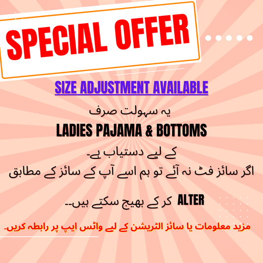 Size Alteration Available