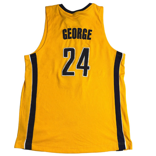 Indiana Pacers Paul George 24 NBA Original Jersey Yellow XL 💛