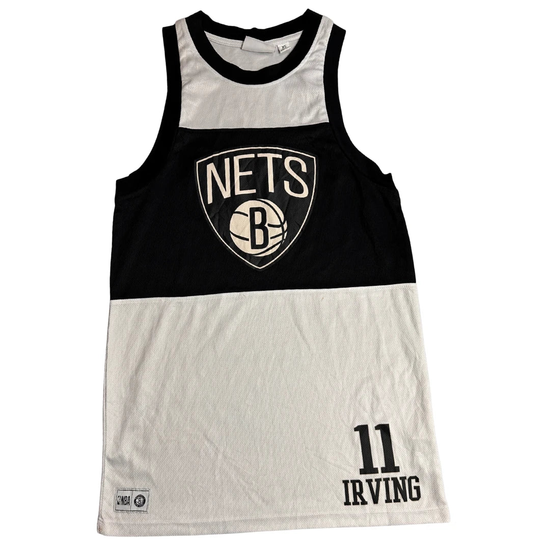 NBA Brooklyn Nets Kyrie Irving 11 Jersey Black White 🖤🤍🔥