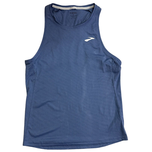 Brooks Running Sleeveless Tank Blue Performance Vest Size S 💙⚡