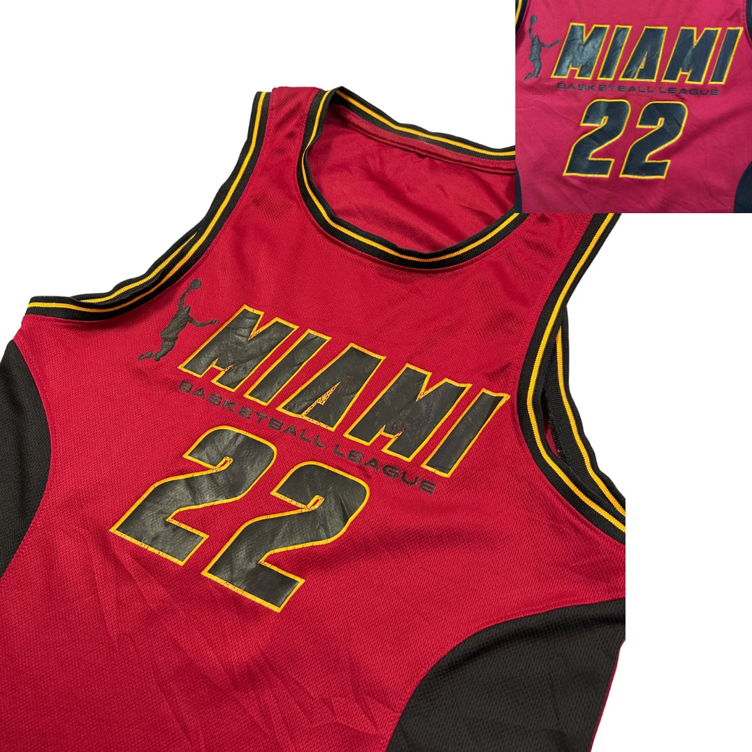 Thrift-and-treasures Red Sleeveless Jersey(S) Miami