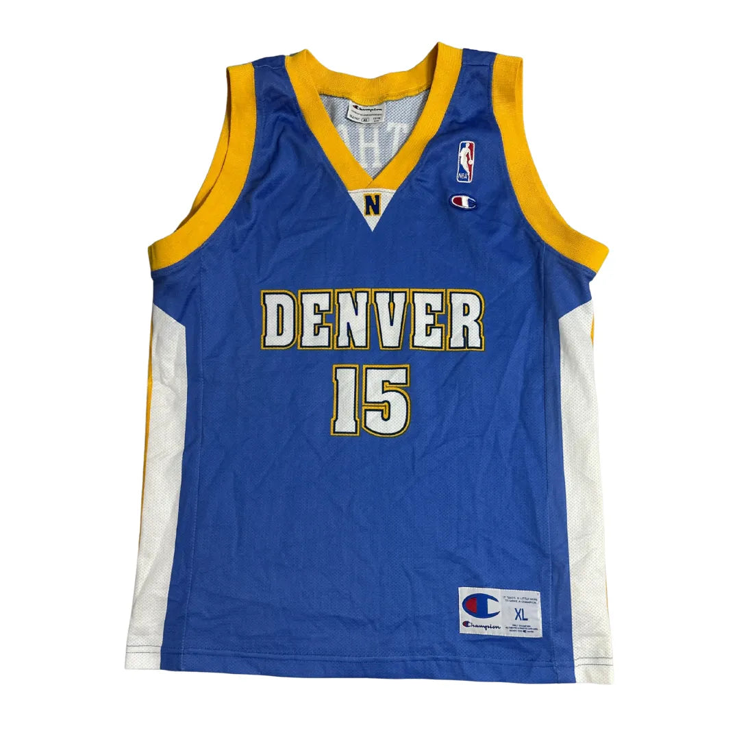 CHAMPION Denver Number 15 Mesh Basketball Jersey