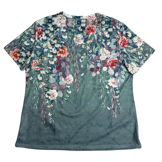Botanical Floral Print Casual T Shirt 🌿🌸