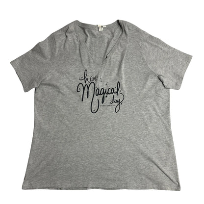 Bella Relaxed Fit Magical Day Graphic V Neck T Shirt ✨🪄