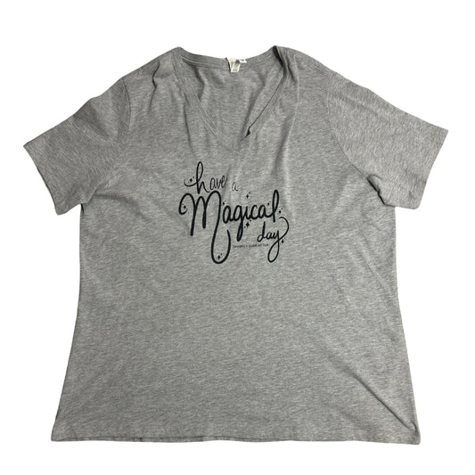 Bella Relaxed Fit Magical Day Graphic V Neck T Shirt ✨🪄