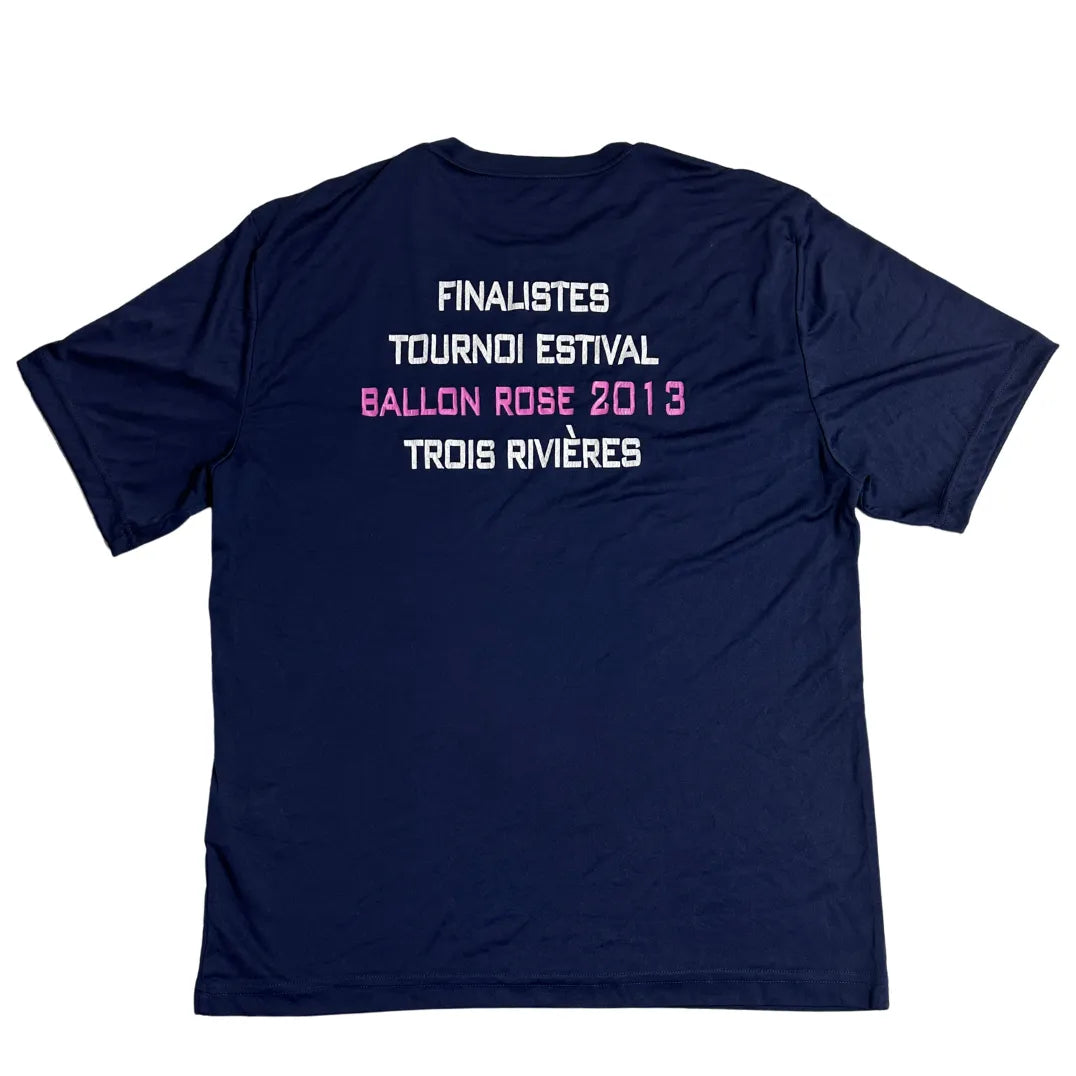 Authentic ®  Basketball Outaouais U15 Printed Navy Blue T Shirt
