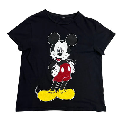 Disney Mickey Mouse Graphic Black T Shirt