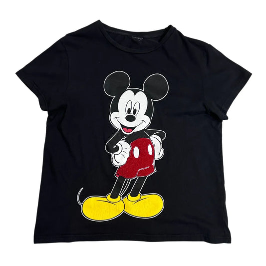 Disney Mickey Mouse Graphic Black T Shirt
