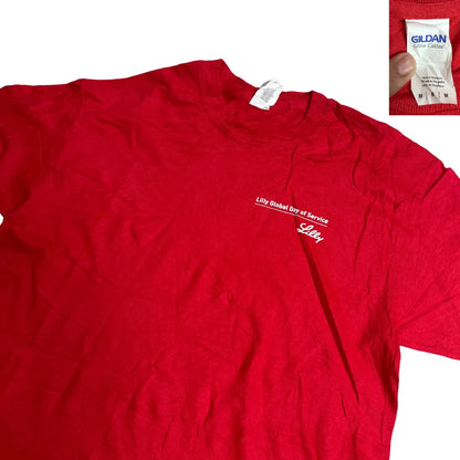 Gildan ® Ultra Cotton Lilly Global Day of Service Red T Shirt