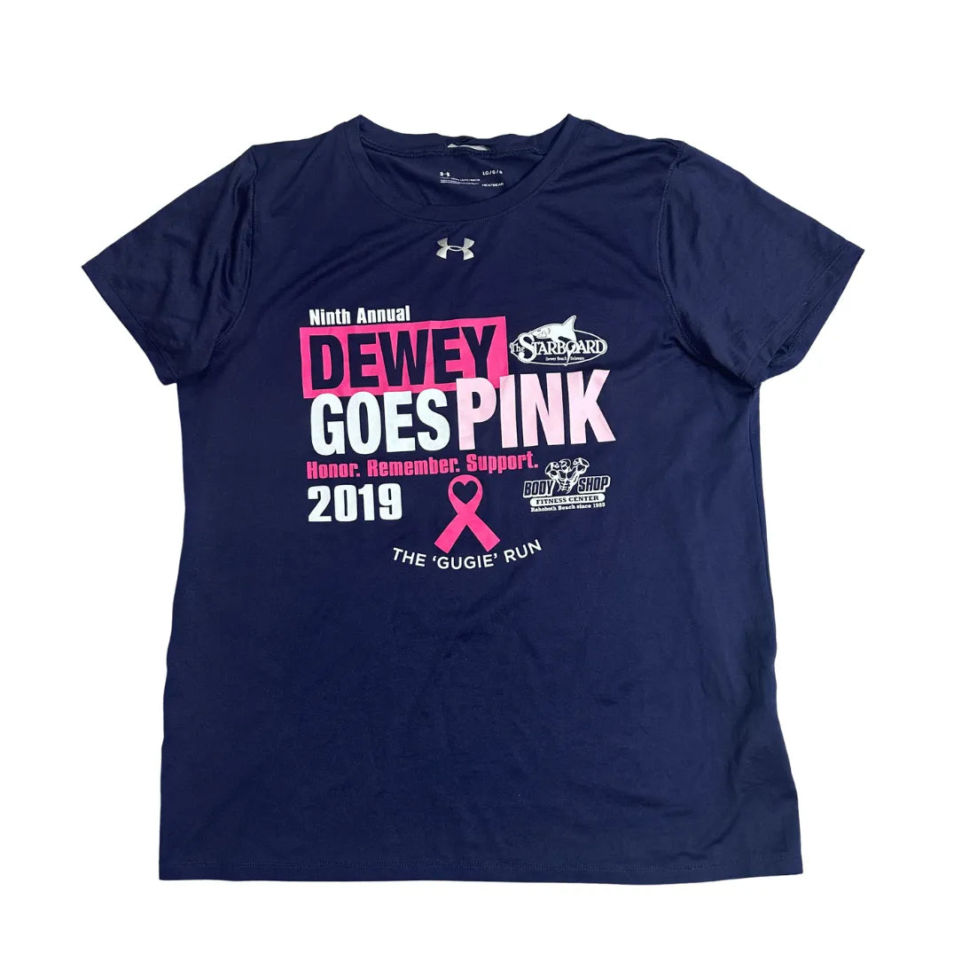 Under Armour “Dewey Goes Pink 2019” Performance Tee 💗
