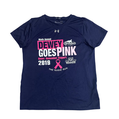 Under Armour “Dewey Goes Pink 2019” Performance Tee 💗