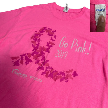 Gildan®  “Go Pink 2019” Awareness Graphic Tee 🎗️