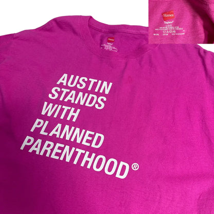 Hanes®  “Austin Stands With Planned Parenthood” Graphic Tee 💗