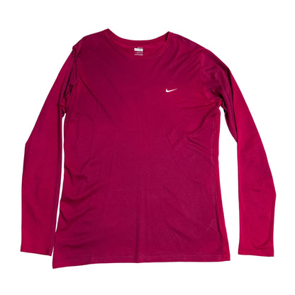 🔴 Nike Dri-FIT Long Sleeve (Magenta Pink)