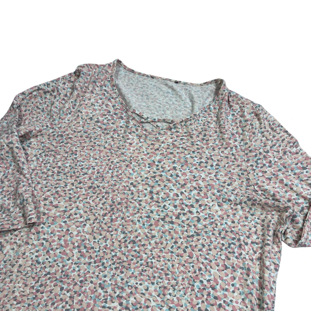 Light Pink Speckled Long Sleeve Top