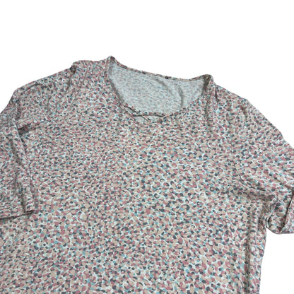 Light Pink Speckled Long Sleeve Top