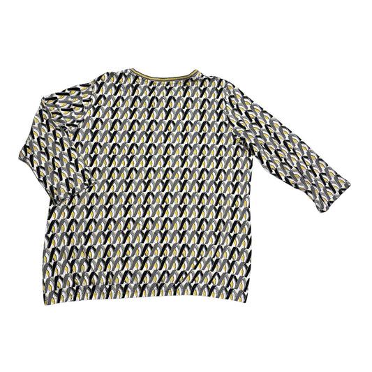 Rabe® Grey Geometric Long Sleeve Top