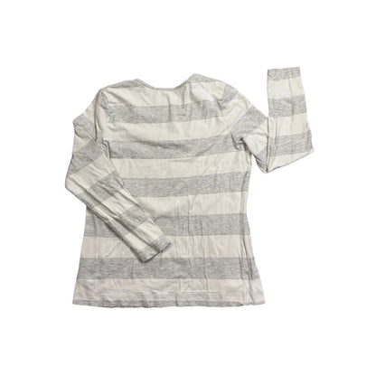 Esmara® White Grey Striped Long Sleeve Top(XL)