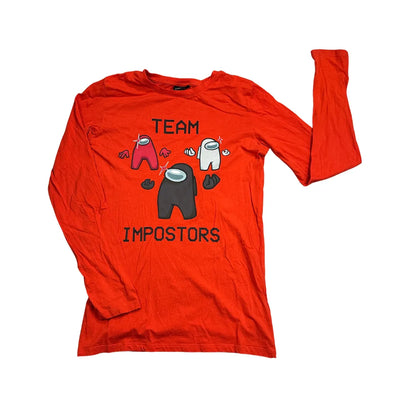 Among Us® Red Team Impostors Graphic Long Sleeve T-Shirt
