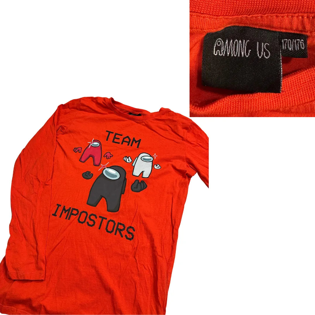 Among Us® Red Team Impostors Graphic Long Sleeve T-Shirt