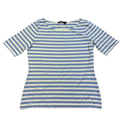 Marc Aurel® Blue White Striped Casual Top