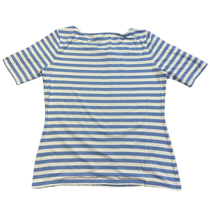 Marc Aurel® Blue White Striped Casual Top